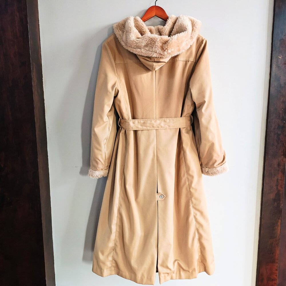 Vintage Hooded Long Coat - Picture 7 of 13